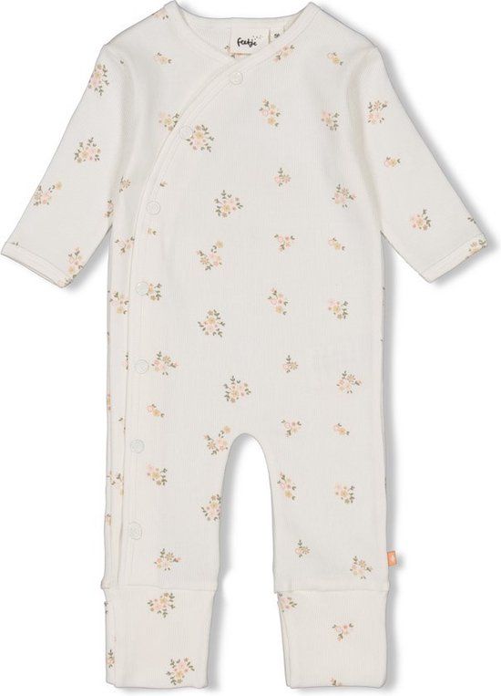 Feetje Pak omslagvoet AOP Flowers Offwhite