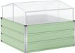 vidaXL Plantenbak Pastelgroen 100 x 100 x 77 cm Gegalvaniseerd Staal