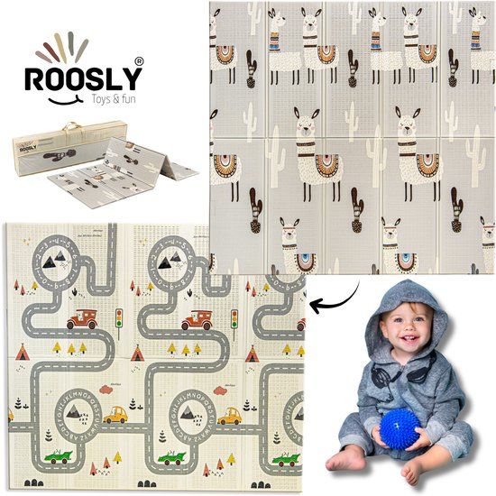 Roosly Speelmat Baby - Speelkleed Baby - Llama - 180 x 200 cm
