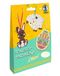 Ursus 21440001 kruissteek Pasen, knutselset voor kinderen met 3 houten hangers, borduurgaren, borduurnaalden, decoratief materiaal en handleiding, kleurrijk