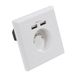 GEFOM 400250 USB-inbouwstopcontact, wit