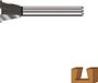 Rotec HM Zwaluwfrees met voorritser ø14,3 mm 14° S8