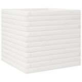 VidaXL Jardinière 50x50x45,5 cm pin massif blanc