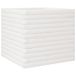 VidaXL Jardinière 50x50x45,5 cm pin massif blanc