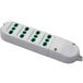 FANTON 41022 stekkerdoos zonder kabel Italiaanse bypass 2P + T 16 A, wit