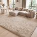Tapis vintage avec propriétés antidérapantes et lavables