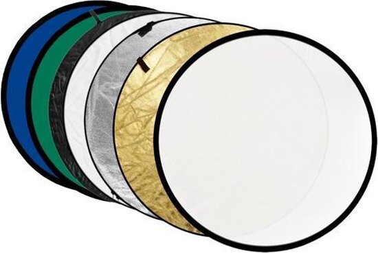 Godox 7-in-1 Gold Zilver Black White Translucent Blue Green - 80cm