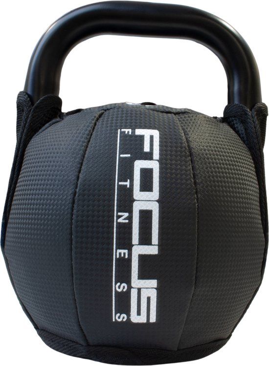 Focus Fitness Soft Kettlebell - 10 kg - Zwart