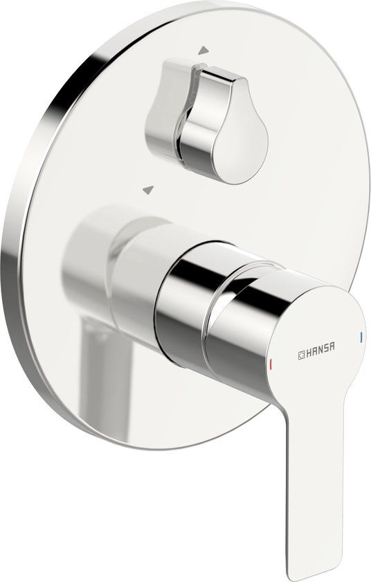 Hansa Ligna - Inbouw badkraan, met omstelkraan voor 2 functies, chroom 83853503