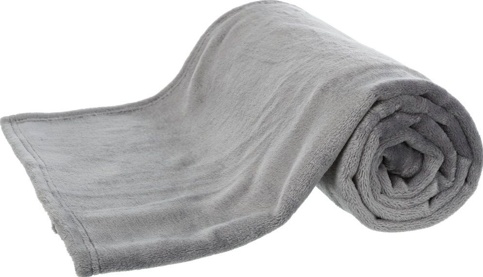 TRIXIE Kimmy Hondendeken fleece grijs (200 x 150 cm)