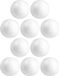 Bollen van piepschuim - 10x - D10 cm - wit