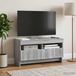 Maison Exclusive - Meuble TV LED ALKMAAR, 81 x 35 x 43 cm, Sonoma gris
