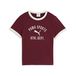 PUMA Dames Varsity T-shirt met slanke pasvorm, Maat S