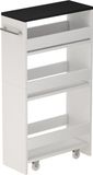 Vicco Rivo Verrijdbare rekken – 20 x 84.4 cm Wit/antraciet