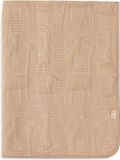 Jollein Deken Ledikant 100x150cm Jungle Jambo Biscuit/Oatmeal