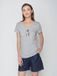 Greenbomb Loves Bike T-shirt Femme M Coton Biologique Heather Grey