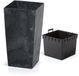 Deuba Bloempot - 32,5x32,5x61cm Indoor Outdoor 49 Liter - Antraciet