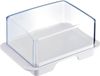 Westmark Exclusiv boterschaaltje uit kunststof wit 14.3x9.4x6.4cm