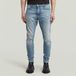 G-Star D-Staq 3D Slim Jeans Hommes Vintage Antalya Blue Destroyed 28/32