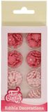 FunCakes Suikerdecoraties - Bloesem Roze - 64 Stuks - Eetbare Taartdecoratie