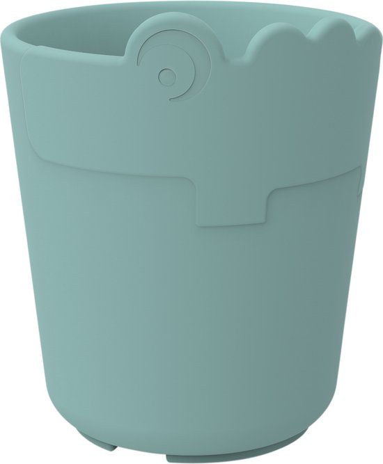 Done by Deer Kiddish drinkbeker Croco Blue - BPA-vrij en vaatwasser bestendig