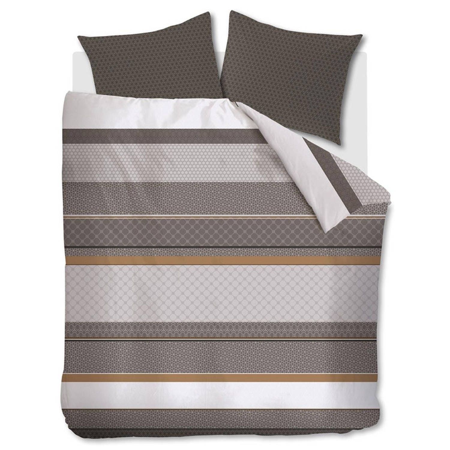 Beddinghouse Lacie dekbedovertrek - lits-jumeaux (240x200/220 cm) - beige