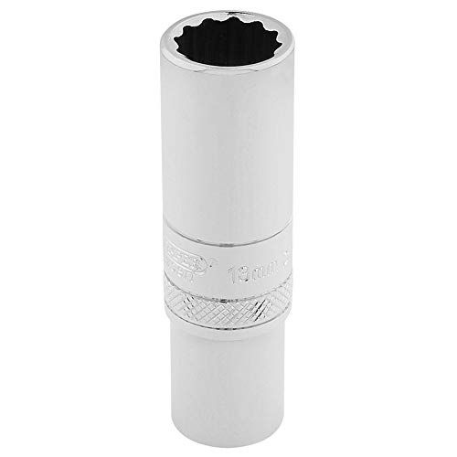 Draper DT-MM/B 3/8" Drive Hi-Torq® 12 Point Deep Socket (8mm) - Blue