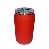 Yoko Design Container, isoleercontainer, roestvrij staal, 13 cm Rouge Rubber Soft