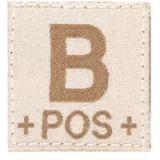 Clawgear Groupe Sanguin B Pos Patch