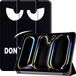 iMoshion Tablet Hoes Geschikt voor Apple iPad Pro 11 (2024) - Book Case - Zwart / Don't touch