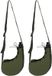 Gerimport Survival veldfles - Kunststof - 0,75 liter - Leger groen