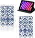 B2Ctelecom iPad Mini 6 (2021) Tablet Cover Flower Blue