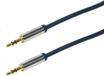 Logilink Hi-Fi Audiokabel 1 m Jack (3.5mm) naar Jack (3.5mm) Transparant