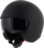 LS2 OF599 Spitfire Single Mono Matt Black Jet Helmet XS