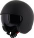 LS2 OF599 Spitfire Single Mono Matt Black Jet Helmet XS