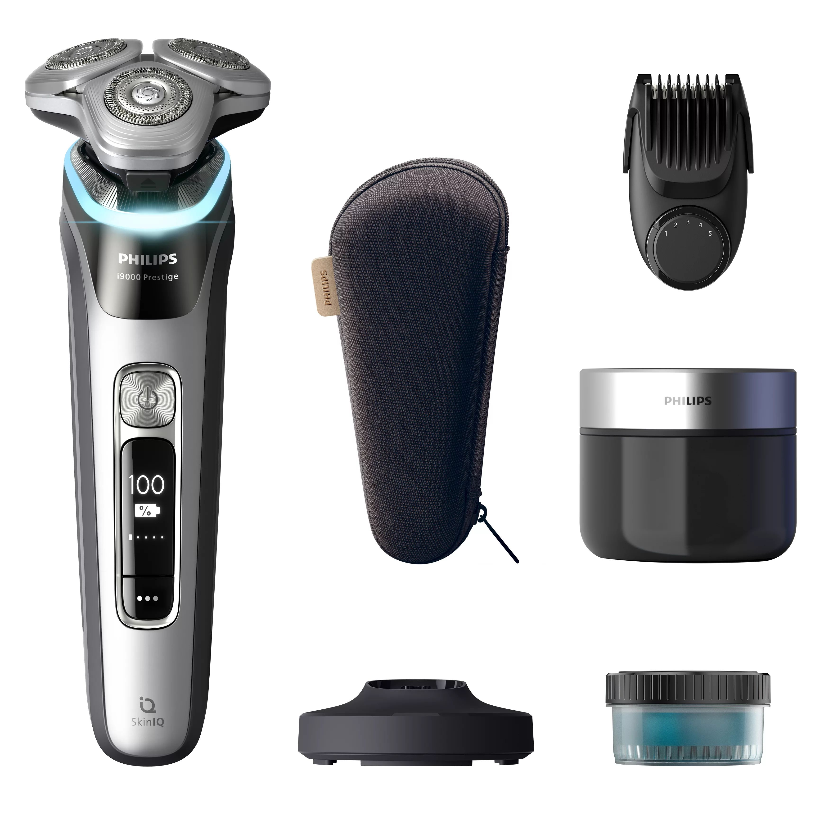Philips i9000 Prestige XP9204/33 Wet&Dry Elektrisch Scheerapparaat met SkinIQ