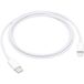 Apple MUQ93ZM/A-B Câble USB B-grade (état neuf, emballage endommagé/manquant) Connecteur USB-C, Connecteur Apple Lightning 1.00 m Blanc