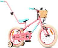 Sun Baby LOVEL Kinderfiets 16 Inch Roze-Muntgroen