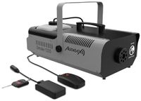Audibax Smoke 1200 Rookmachine voor feestjes met afstandsbediening, vermogen 1200 W, inhoud 2,3 l, 295 m³, verwarming in 8 minuten