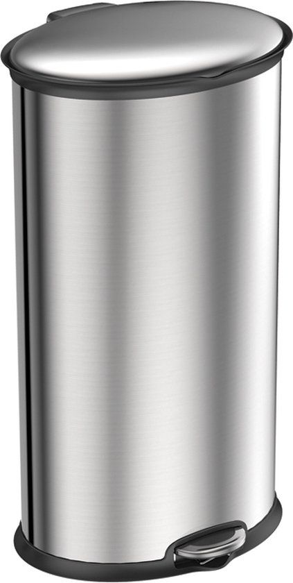 EKO Elipse Step Bin - 30 liter - Mat RVS