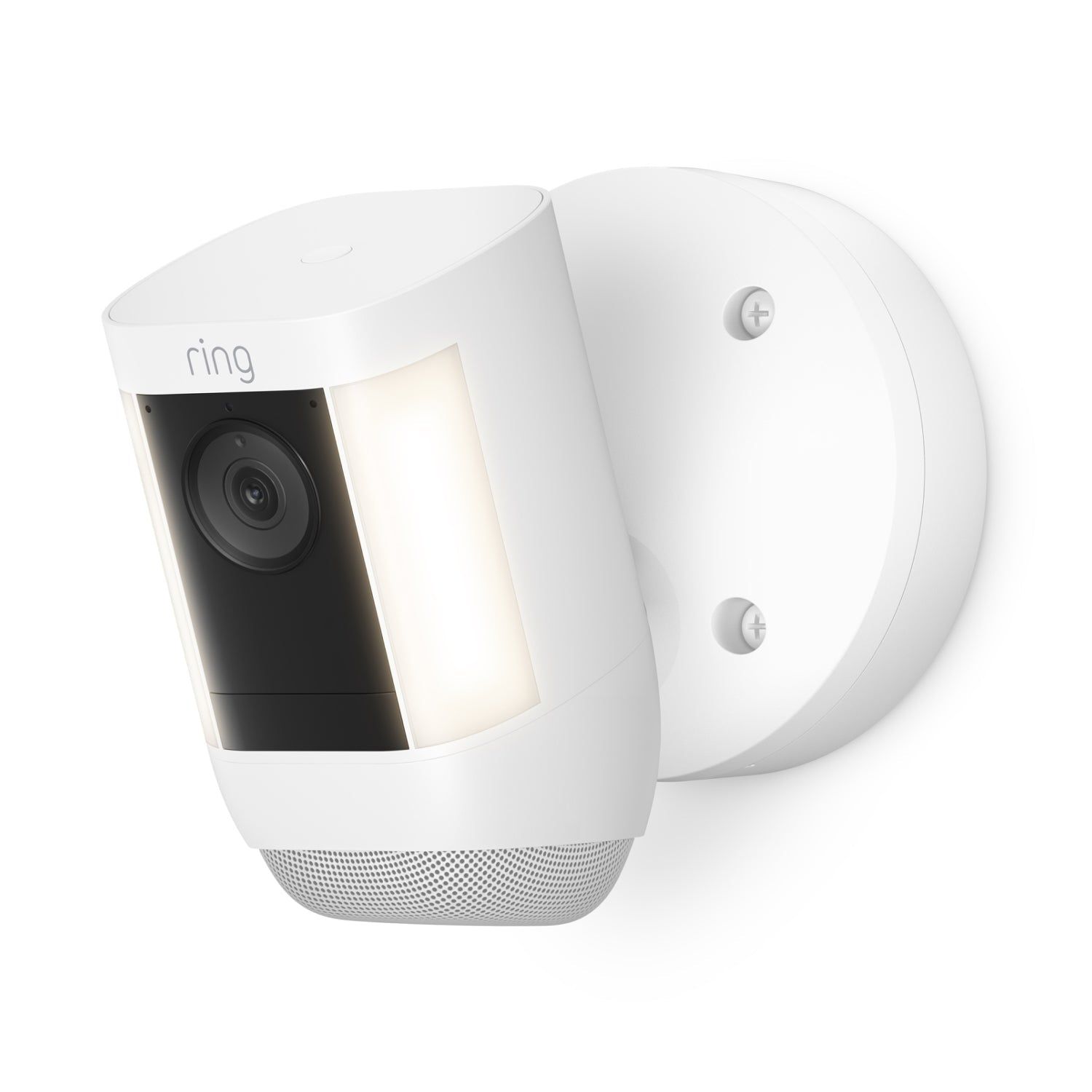 Ring Spotlight Cam Pro Wired - Outdoor Security Camera - 1080p - White