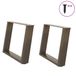 vidaXL Pied de meuble acier inoxydable 60 mm de large