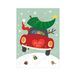 Susy Card 40023465 - wenskaart Kerstmis, mini, auto, 1 stuk
