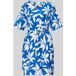 s.Oliver Jurk royal blue/koningsblauw / wit