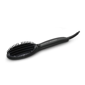 Rowenta X KARL LAGERFELD CF582LF0 Straightening Brush - Warm - Black, Red