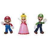 Nintendo Super Mario 3er Pack Mushroom Kingdom Diorama Set, 10 cm