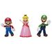 Nintendo Super Mario 3er Pack Mushroom Kingdom Diorama Set, 10 cm
