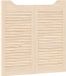 vidaXL Schuifdeuren 2 stuks 80 x 40 cm massief grenenhout naturel