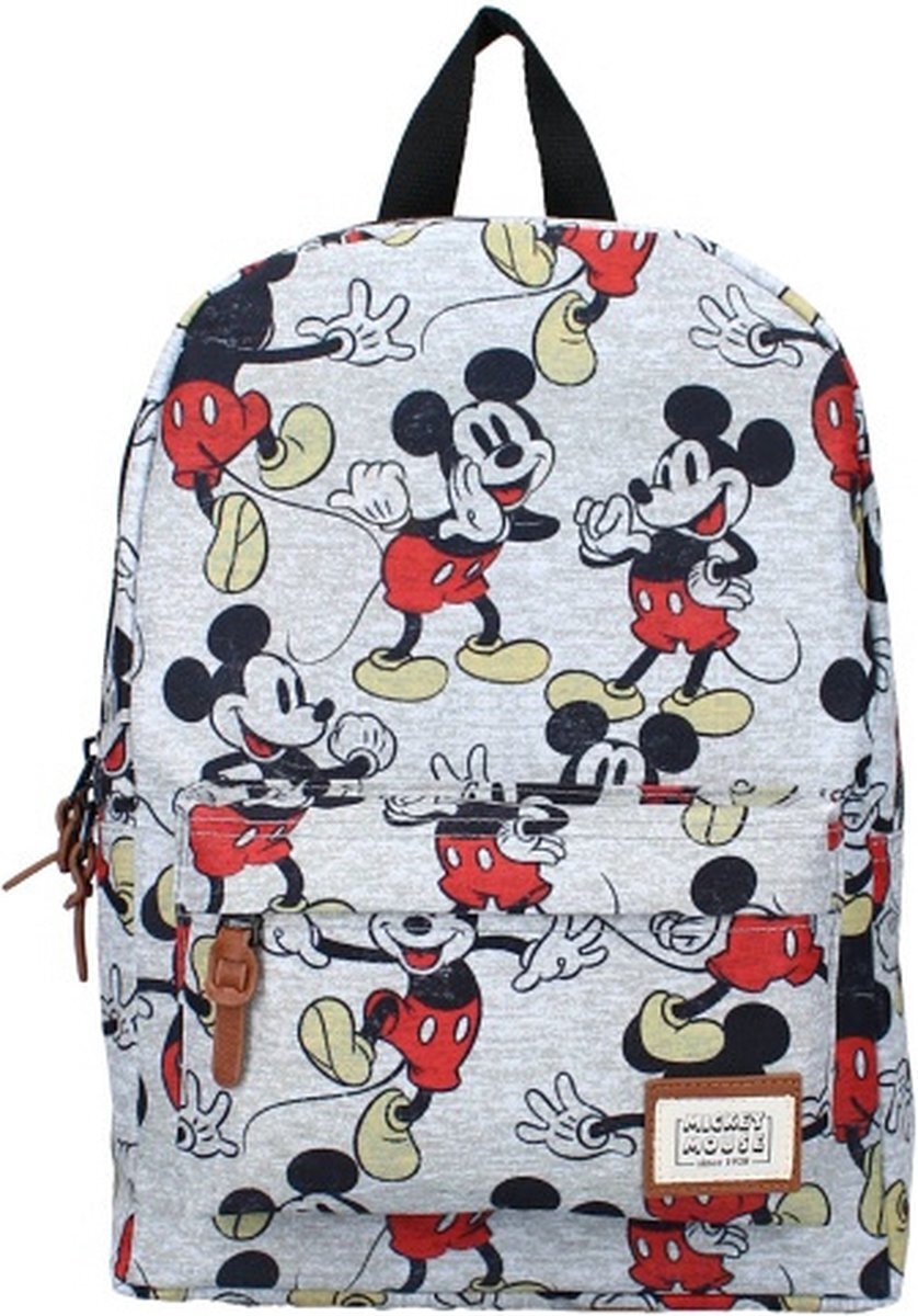 Disney Rugzak Mickey Mouse Junior 10,5 Liter Polyester Grijs