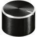 TRU COMPONENTS TC-11613856 Rotary Knob Black Marking (Ø x H) 15 mm x 10 mm Aluminum, Plastic 1 pc(s)
